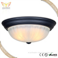 ceiling lamps antique white glass black metal E27(MX7369)